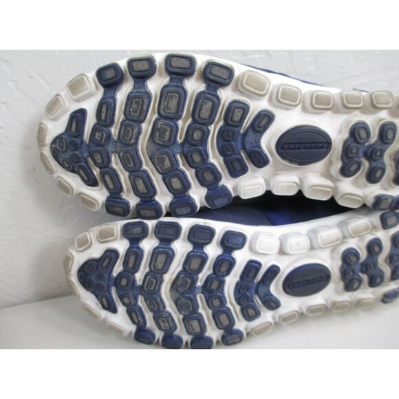 Skechers Memory foam mesh walking shoes blue sz 10 - Picture 8 of 10